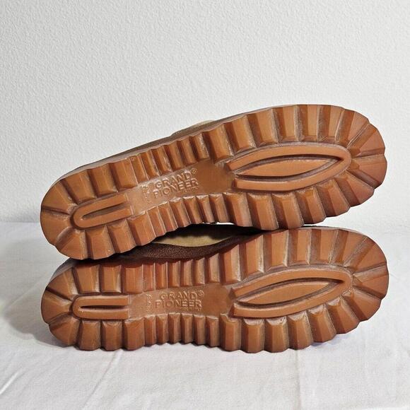 Vintage GRAND PIONEER Italian Work Brown Leather Boots Fits Like Men's US 10 - Picture 12 of 12